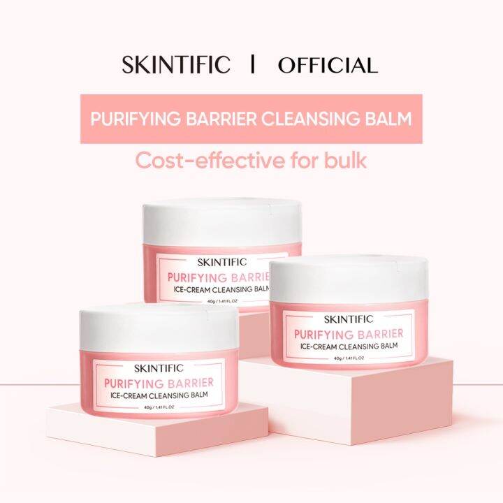 Skintific Purifying Barrier Ice Cream Cleansing Balm Lazada Indonesia