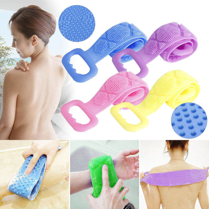 New Silicone Back Scrubber For Shower Silicone Body Scrubber Shower