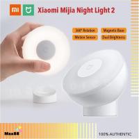 {ItalyNest shop}ItalyNest Shop 」 Xiaomi Mijia ไฟกลางคืน2บลูทูธแอพนำสมัยปรับความสว่างได้อินฟราเรดเซ็นเซอร์ร่างกายมนุษย์อัจฉริยะพร้อม Alas Magnetik