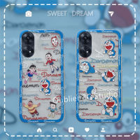 เคสโทรศัพท์ OPPOA38 OPPO A38 4G เคส ปลอก ความเท่าเทียมกันดีไซน์ใหม่สุดฮอตต้นฉบับน่ารักการ์ตูนโดราเอมอนซิลิโคนโปร่งใส บางเฉียบโทรศัพท์มือถือกันกระแทกปกอ่อน Case 2023