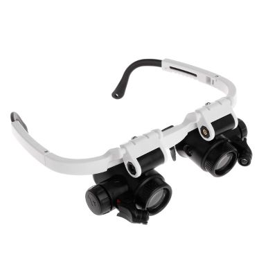 1 * หัวแว่นขยาย LED แว่นตา Wea เหมาะสำหรับไฟ LED แว่นขยายแว่นขยายเครื่องประดับ4กลุ่มเครื่องมือเชื่อม