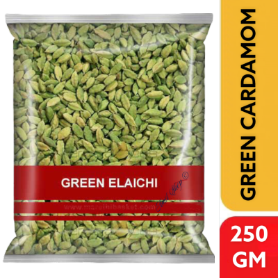 Green Cardamom, Elaichi,  🇮🇳กระวานเทศ, กระวานเขียว 250 gm.
