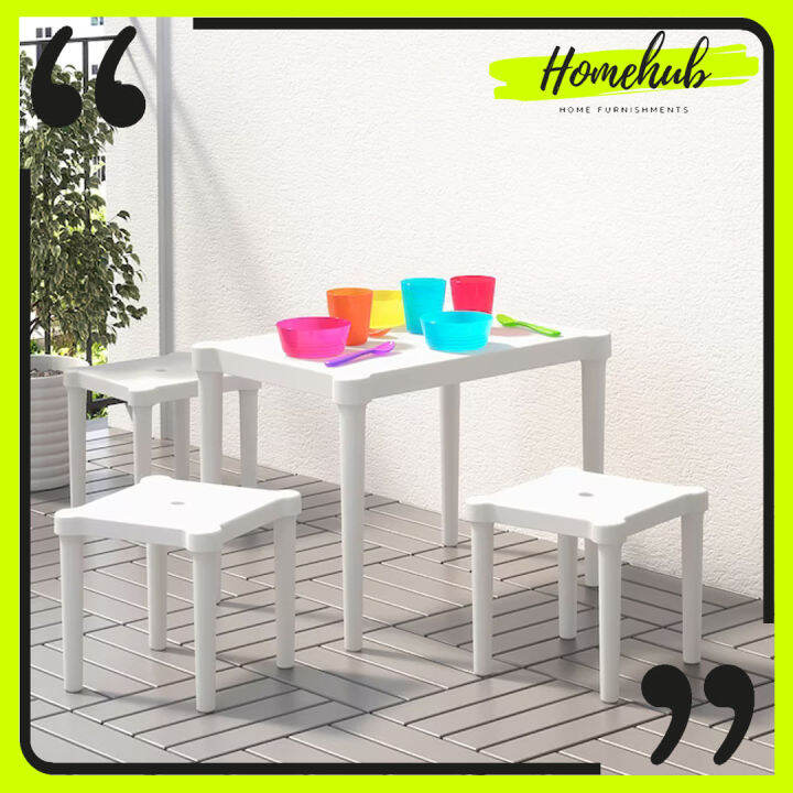 [ HOMEHUB ] IKEA CHILDREN TABLE UTTER CHILDREN TABLE WHITE COLOR