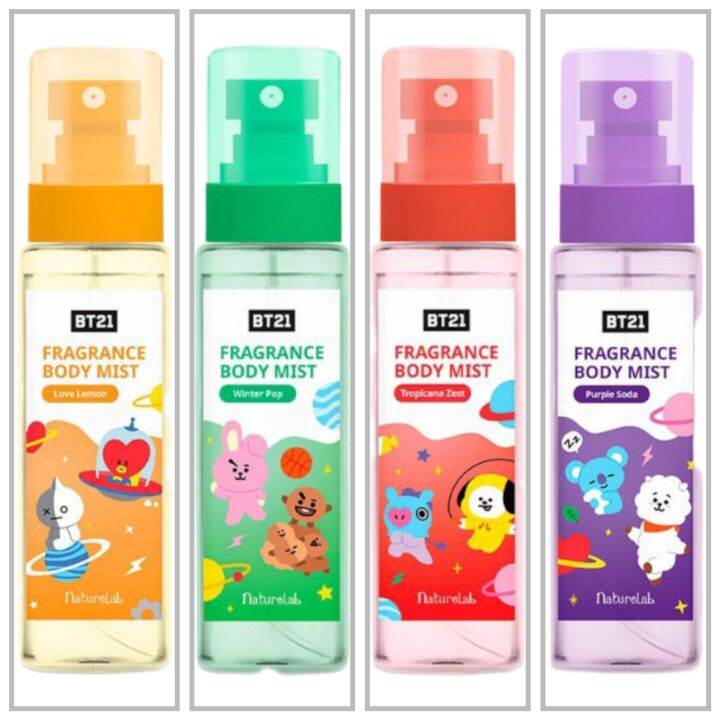 BT21 Fragrance Body Mist 100ml Lazada PH