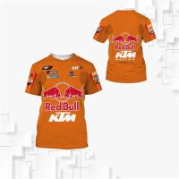 - T SHIRT[KiPgtoshop]   2023 3D Full Print KTM Racing T shirt Mens Summer T shirt Short Sleeve T shirt Mens Summer Comfort Daily Mens T shirt (free nick name and logo)