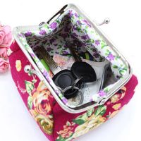 2022 NeW Coin Purses  Printed Canvas Wallet Card Holder Purse Clutch girls Handbag