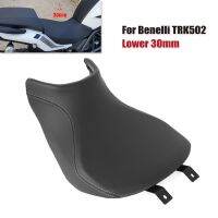 ◎ For Benelli TRK502 TRK 502 Retro Modified Hump Seat Lower 30mm Seat Saddle Cushion Pad Vintage Motorcycle Accessory Black