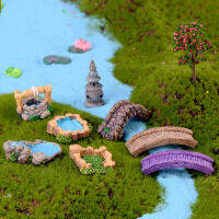 MINI Retro เรซิ่น House Miniatures Figurines ตกแต่งสวนตกแต่งบ้าน DIY เครื่องประดับ Fairy Tale Garden-gnxfnxfhnxfnxff