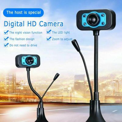 ✳◄❈ 1pc Newest High Qulity Computer HD Webcam Video Webcam USB Camera Built-in Microphone Video Teaching Live With Microphone