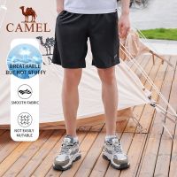 Cameljeans กางเกงขาสั้นสำหรับผู้หญิง,กางเกงขาสั้นแห้งเร็วกลางแจ้งเอวยางยืดใหม่สำหรับฤดูร้อนกางเกงกีฬาบางระบายอากาศได้ดี