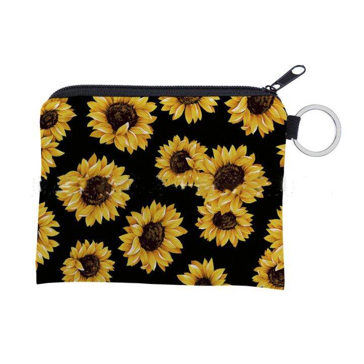 yes-81-sunflower-printed-change-ladies-bag-waterproof-storage-bag-portable-coin-earphone-case-key-case