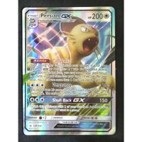 Pokemon Card ภาษาอังกฤษ Persian GX Card 149/234 เปอร์เซียน Pokemon Card Gold Flash Light (Glossy)