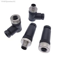 ♈ Sensor connector M12 waterproof male female straight angle screw threaded plug coupling 4 5 8 Pin A type