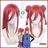 Anime Blue Lock Hyoma Chigiri Cosplay Wig Red Hair 4 Heat-resistant Fiber Hair Wig Cap BLUE LOCK Halloween Party Girls Women