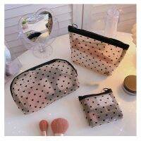 【jw】™♚  Mesh Makeup Holder Transparent Printed Convenient To Carry