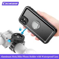 Cozycase 3-in-1 Motorcycle Bicycle Moto Bike Phone Holder Mount With Waterproof Case for iPhone 12 Mini Pro 11 Max Water Proof