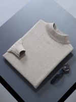 Cashmere Sweater Men Pullover Autumn Winter Half turtleneck Soft Warm Cashmere Sweater Jumper Knitted Sweaters