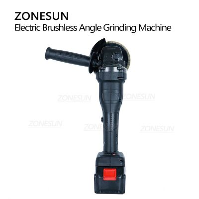 ZONESUN เครื่องมือไฟฟ้าเครื่องเจียรไฟฟ้าเครื่องขัดส้นเท้าโลหะสำหรับตัดแต่งไม้เฟอร์นิเจอร์ไร้สาย