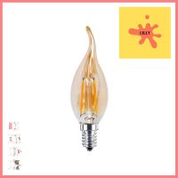 หลอด LED HI-TEK FILAMENT OPERA 4 วัตต์ WARMWHITE E14FLAME-TIP LED FILAMENT CANDLE BULB HI-TEK 4W WARMWHITE E14 **ของแท้100%**