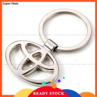 Stainless Steel Metal Toyota Car Logo Keychain 3D Key Chain