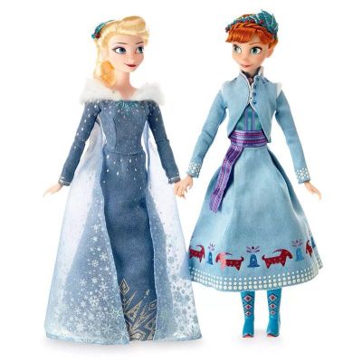 ของเล่นเจ้าหญิงแอนนาเอลซ่า Frozen 2ชิ้นของเล่นตุ๊กตาของขวัญวันเกิดรูปเคลื่อนย้ายได้12ชิ้นแช่แข็ง30ซม. สำหรับเด็ก