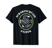 German Army Sniper T-Shirt Double Side MenS New Arrival Summer Short Sleeve Leisure Fashion Funny T Shirts For Men