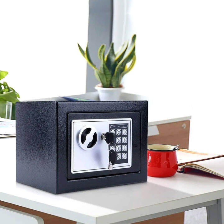 Electronic Digital Keypad Lock Safe Security Box All Steel for Home