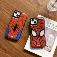 เคสลายการ์ตูนน่ารัก Marvel S The Avengers Spider Man เคสโทรศัพท์มือถือสำหรับ iPhone 14ProMax 14Pro 14 14 14Plus เคสนิ่มกันกระแทกสำหรับ iPhone 13ProMax 13Pro 13ครอบคลุมโทรศัพท์เคสสำหรับ Apple 12 11เคสห่อหุ้ม