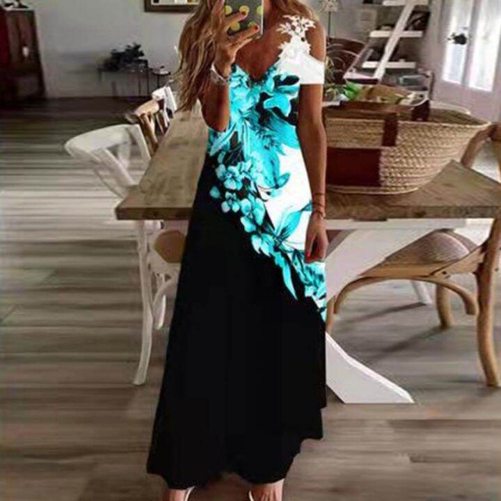 women-floral-print-maxi-dress-boho-lace-sling-hollow-out-a-line-long-dress-ladies-casual-loose-v-neck-beach-party-dress-vestidos