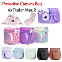 Instax 12 with Shoulder for Leather Soft Silicone Cover