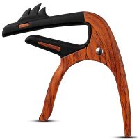 Guitar Capo with Pick Holder for Acoustic Guitar Electric Guitar , Guitar Capo and 3 Picks,Zinc Alloy