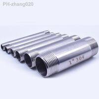 304 Stainless Steel Connector Male Thread Equal 150mm Extension Tube Pipe Fitting 1/8; 1/4; 3/8; 1/2; 3/4; 1; 1-1/4; 1-1/2