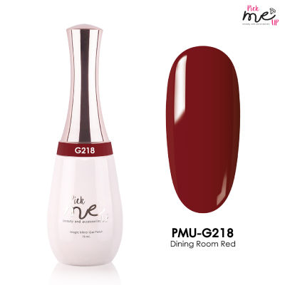 สีเจลทาเล็บ Pick Me Up G218 Dining Room Red 15 ml.