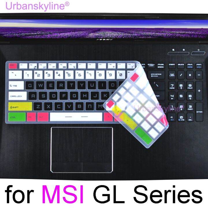 【Enjoy electronic】Silicon Keyboard Protector Cover Msi Laptop Keyboard Cover Msi Gf63 Keyboard