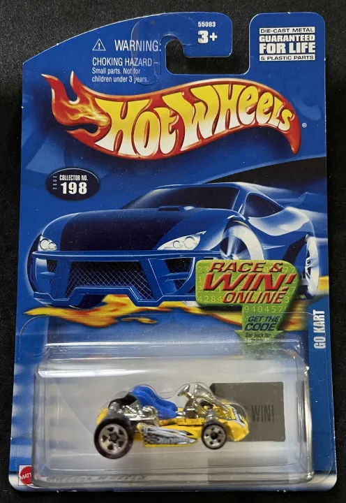 Hot Wheels - Go Kart #198 Yellow & Blue (24A) | Lazada PH