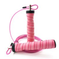 Sweatband Skipping Rope, Weighted Speed Jump Rope, Steel Wire Adjustable Jumping Ropes