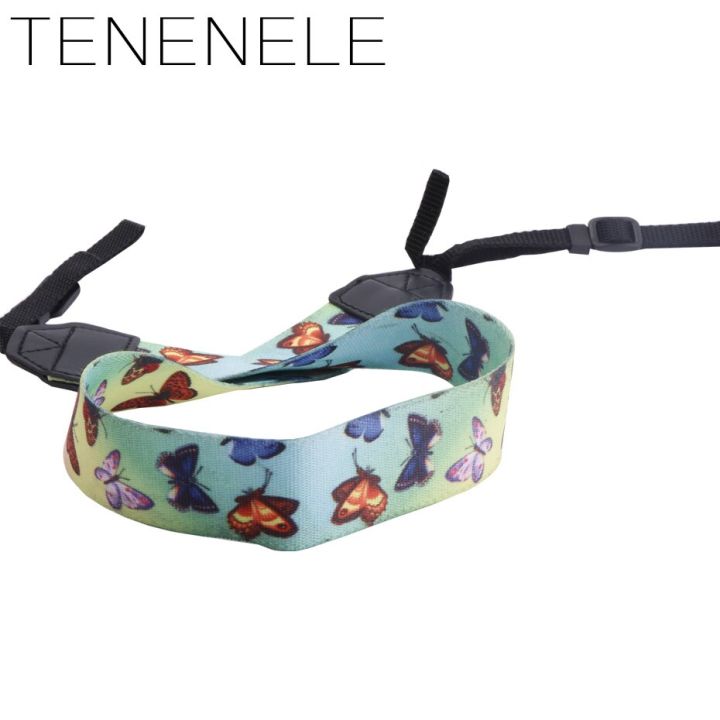 tenenele-สายสายคล้องกล้องลายผีเสื้อ-ดอกไม้-ลายพรางดิจิตอลอเนกประสงค์สำหรับสายคล้องกล้อง-dslr-โซนี่นิกอนแคนอน