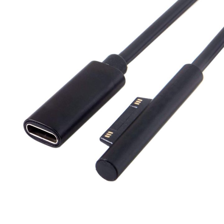 0-2m-female-usb-c-charging-cable-for-surface-pro-6-5-4-3-surface-laptop-1-2-45w-15v-pd-charging-cable