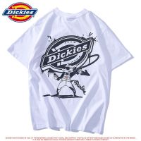 Dickies Dickies Dickies Dike เสื้อยืดแขนสั้นชายและหญิงคู่นักเรียนรอบคอหลวมฤดูร้อนแขนสั้น