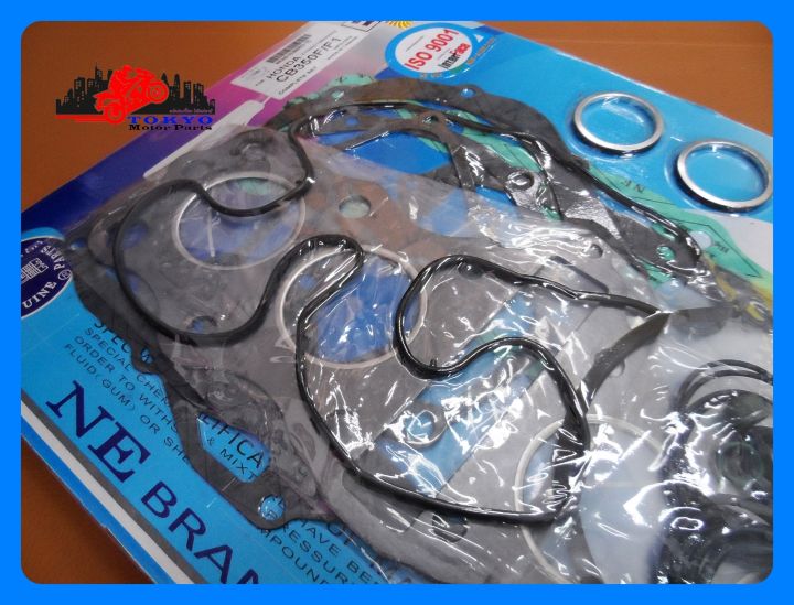 honda-cb350-f-f1-year-1973-1974-engine-gasket-complete-set-iso-9001-non-asbestos-ปะเก็นเครื่อง-ชุดใหญ่-ไม่มีแร่ใยหิน-ne-สินค้าคุณภาพดี