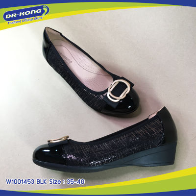 DR.Kong(ด็อกเตอร์คอง) รองเท้าทำงานผู้หญิง W1001453  BLK รองเท้าเพื่อสุขภาพ