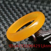 Yellow Jade Bangle Bracelet Amulet Fashion Jadeite Natural Men 5A+ Jewelry Chinese for Charm Women Gifts