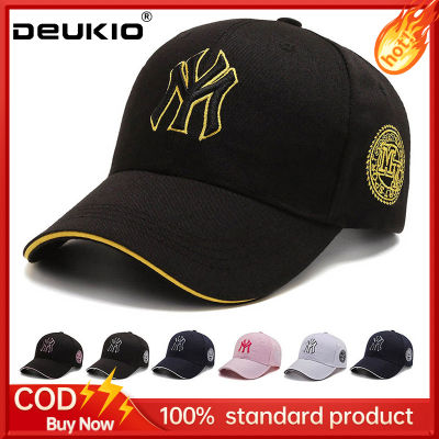 DEUKIO หมวกเบสบอล สไตล์ฮิปฮอป ปรับได้ หมวกแก๊ป กันแดด หมวกกีฬา ใส่ได้ทั้งสองเพศ