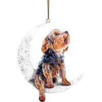 8x10cm Thoughtful Gift Dog Art Ornaments Hang on Christmas Trees Doors