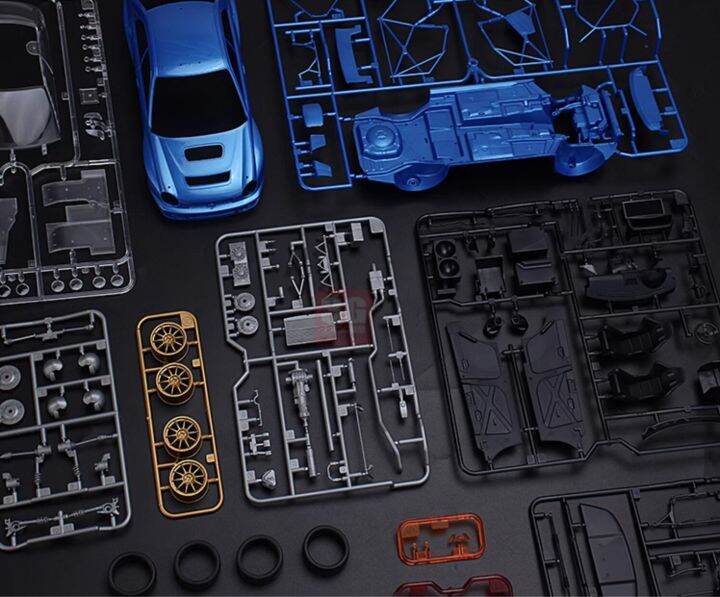 Tamiya 24240ชุดชุมนุมรถ1/24แบบจำลองย่อขนาด Impreza WRC 2001 GDB R. เบิร์น