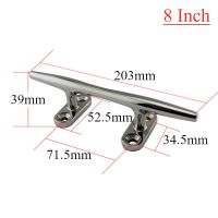 8 Inch Heavy Duty Boat Hollow Base Cleat 316 Stainless Steel for boat accessories marine high quality marine Boating Cleat