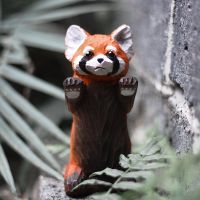 【YF】✺  panda handmade carving crafts red pandas solid animal ornaments