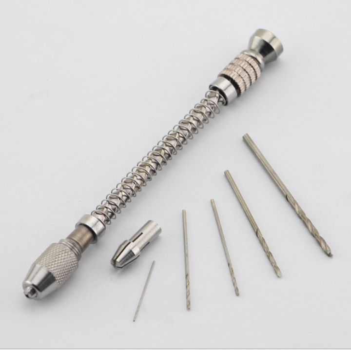 Wenwan hand drill punch DIY hand twist drill electric drill mini small