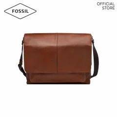 Fossil Miles Dark Brown Messenger Bag SBG1280201 | Lazada