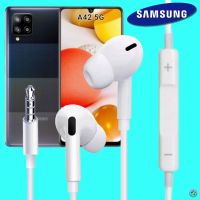 หูฟัง สมอลทอล์ค Samsung (ซัมซุง) 3.5 mm Aux In-Ear Galaxy A42 5G และทุกรุ่น อินเอียร์ เสียงดี เบสนุ่มหนัก ปุ่มเล่น-หยุด-เลื่อนเพลง- ปรับระดับเสียง